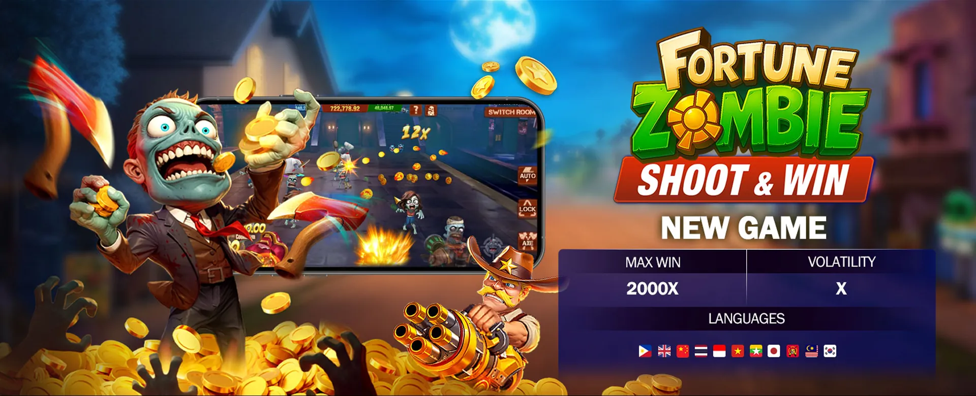 Player celebrating a win with gamezone promotions